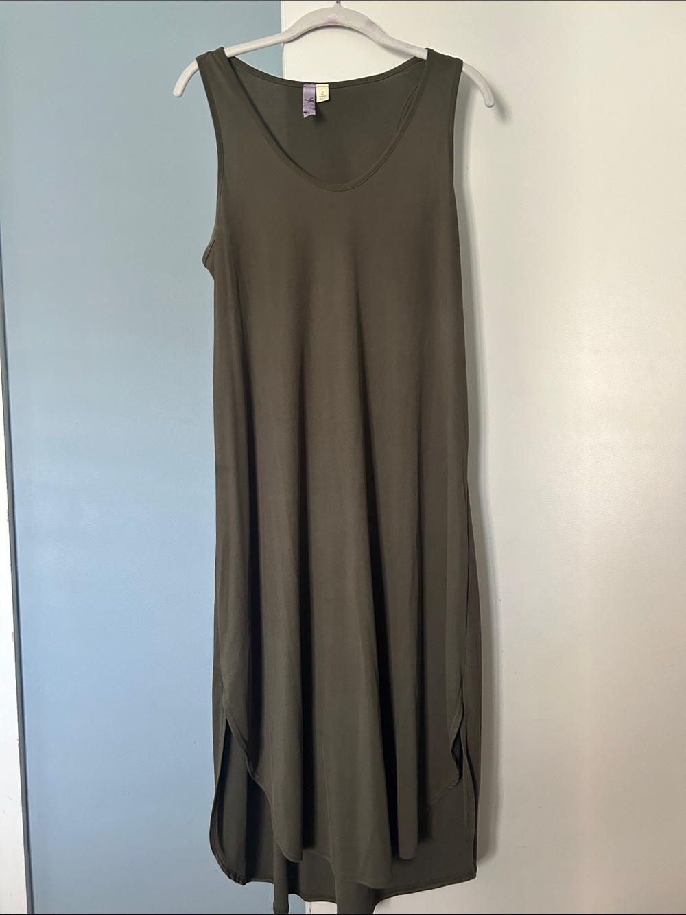 Alyx Olive Green Sleeveless Maxi Dress